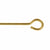 Eye Pin, 14k Gold Filled, 1 inch Length, 24 gauge - 2 pcs