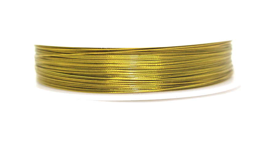 Tiger Tail, Gold, 0.30mm, ~ 100 meters