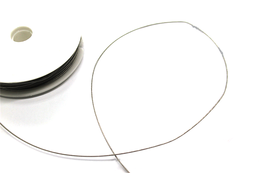 Tiger Tail, Grey, 0.8mm, ~ 50 meters