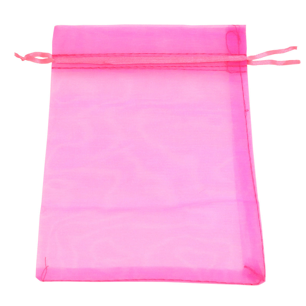 Tools, Large Organza Fabric Bags, 20cm x 15cm, Available in 15 Colors, Bundle of 100