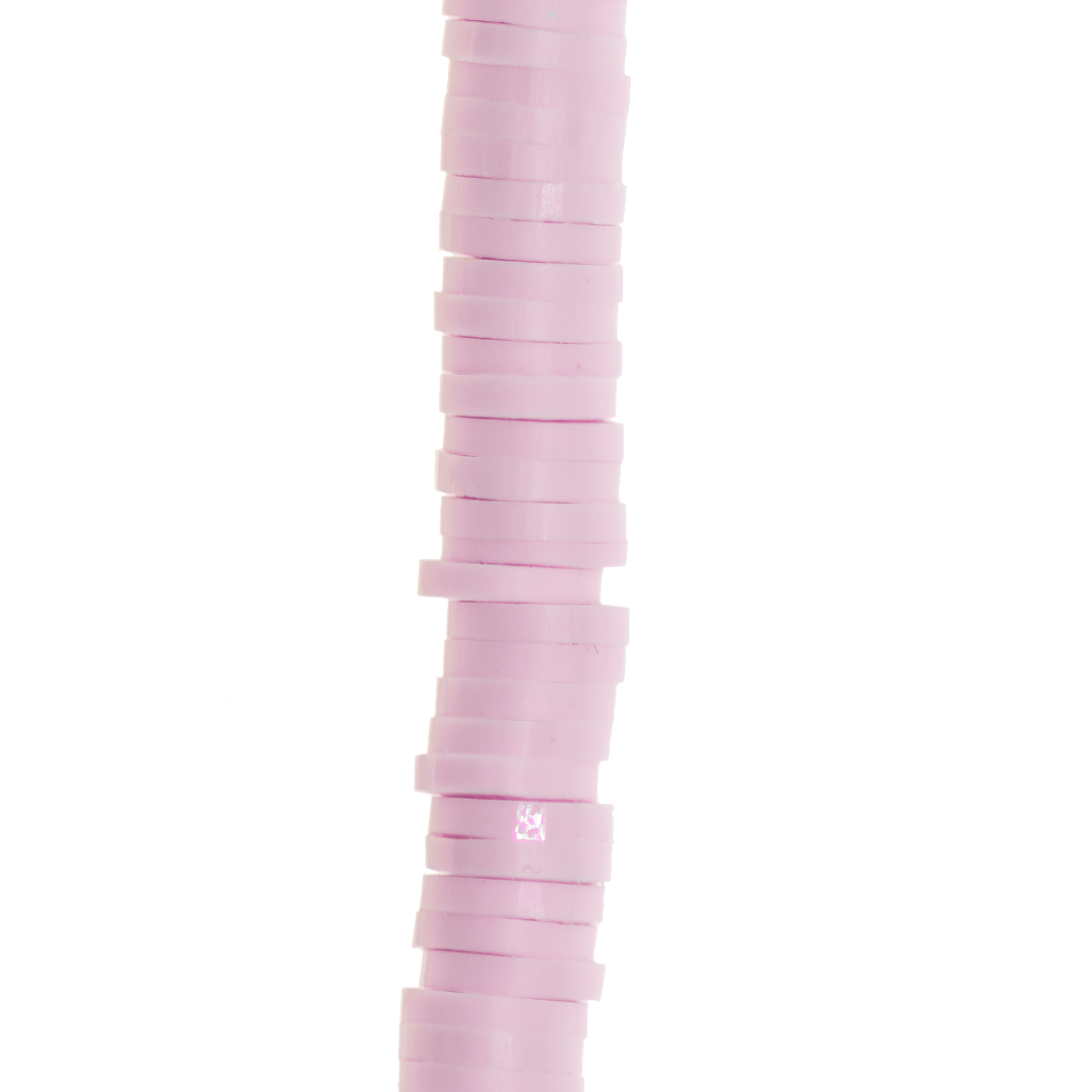 Heishi Beads, Flat Disk Polymer Clay Beads, 6mm, Available in Multiple Colours