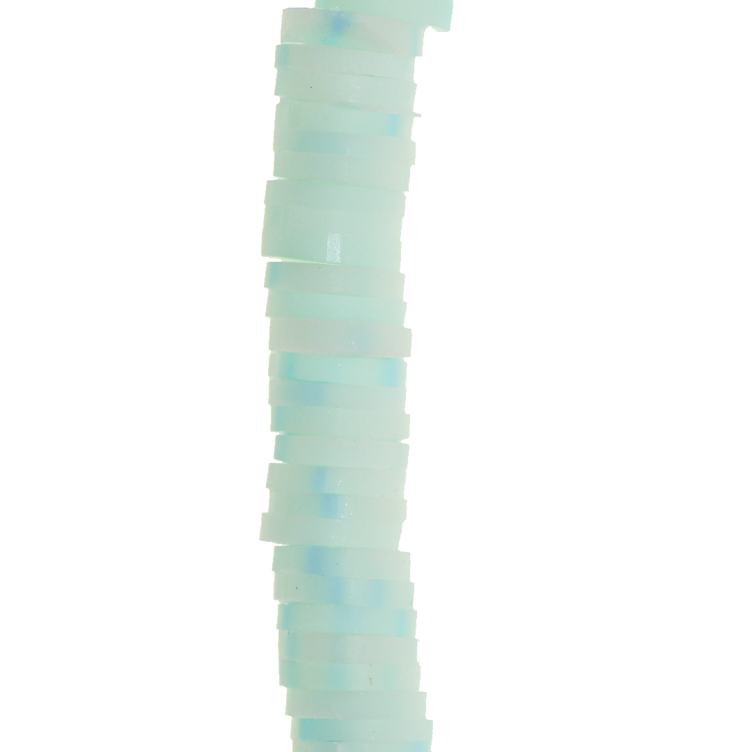 Heishi Beads, Flat Disk Polymer Clay Beads, 6mm, Available in Multiple Colours