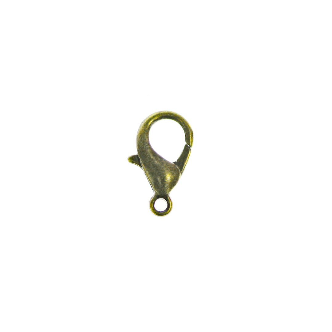 Clasp, Lobster, Alloy, 12mm x 6mm, Sold Per pkg of 14, Available in Multiple Colours
