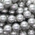 Shell Pearls, Grey, 14mm x 1mm (hole), 26 pcs per strand