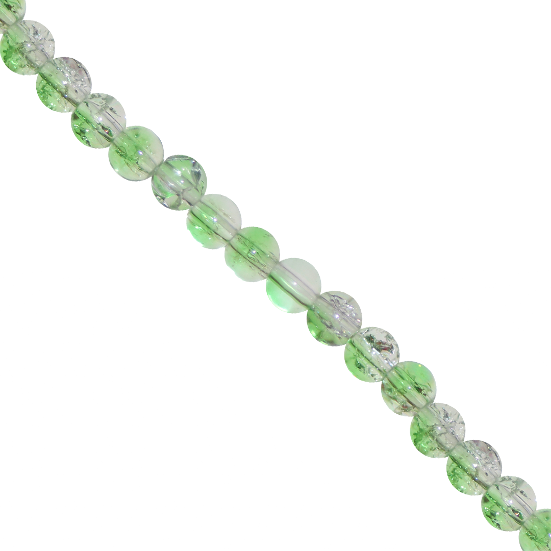 Marble Style Glass Beads, Cracked, Available in Multiple Colours and Sizes