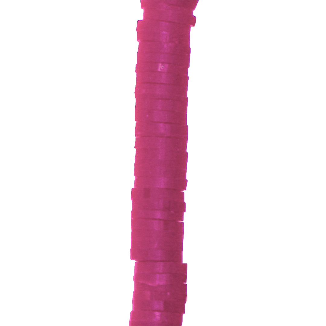 Heishi Beads, Flat Disk Polymer Clay Beads, 6mm, Available in Multiple Colours