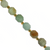 Faceted Hexagon Gemstones With Gold Spacer Bead, 8mm, Available in Various Gemstones