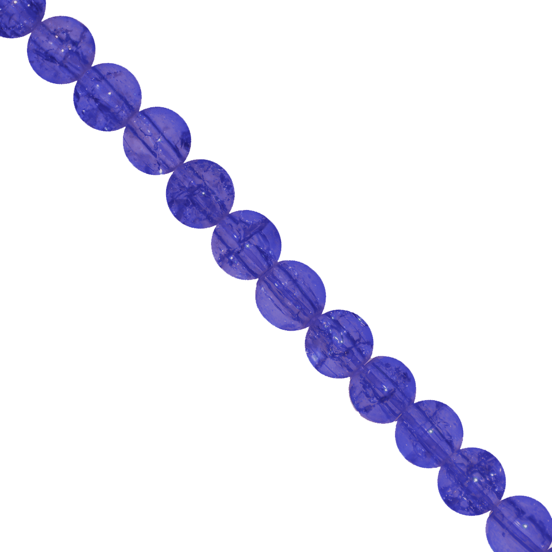 Marble Style Glass Beads, Cracked, Available in Multiple Colours and Sizes