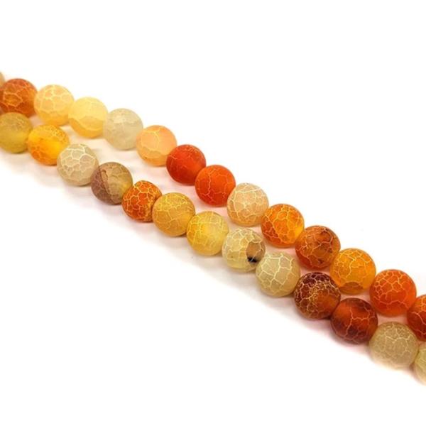 Frosted Agate, Semi-Precious Stone, Available in Multiple Colours and Sizes