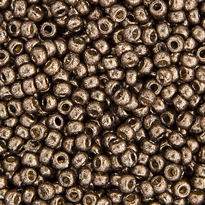 Japanese Seed Beads-Miyuki 11/0- Galvanized Duracoat Pewter