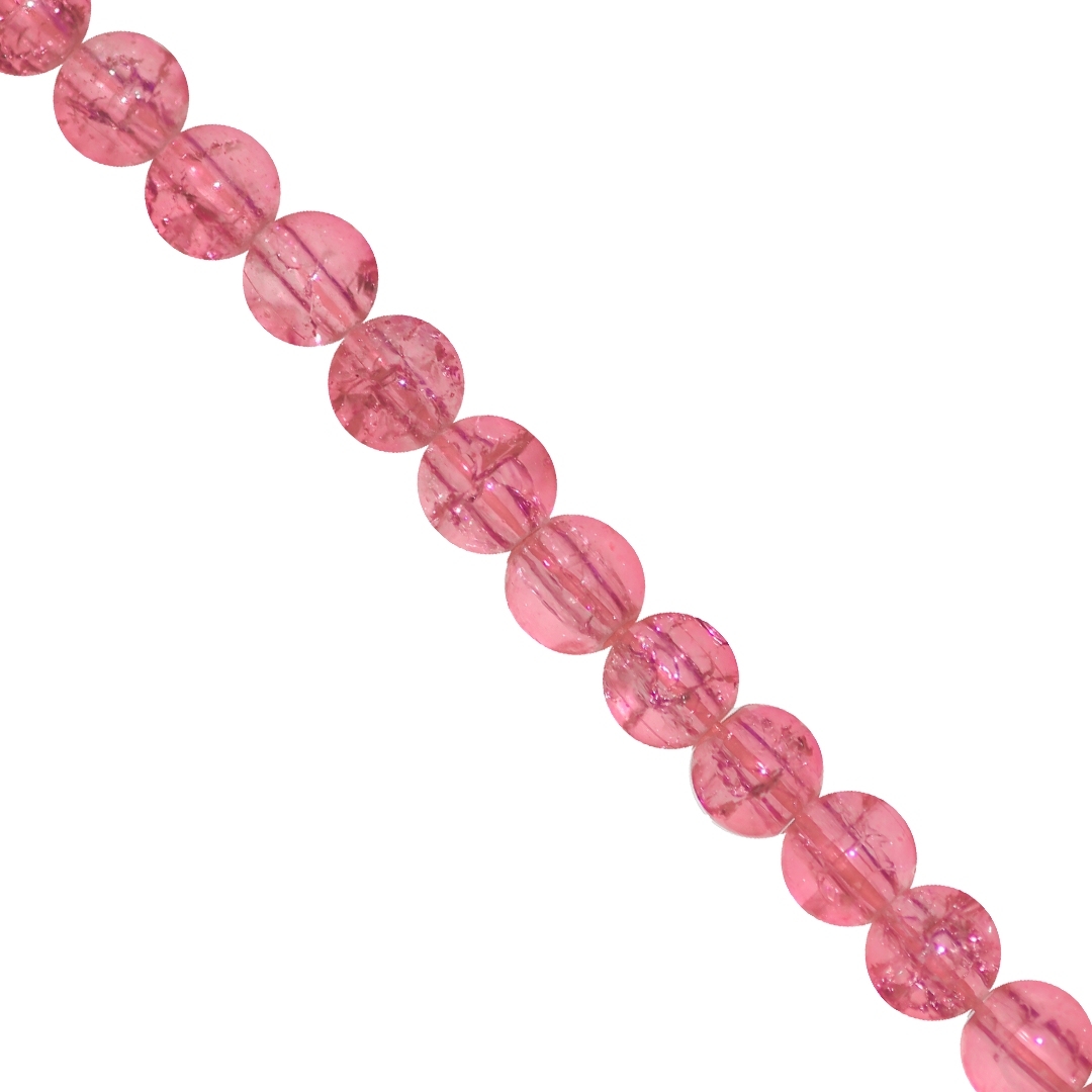 Marble Style Glass Beads, Cracked, 4mm, Approx 190 pcs per strand, Available in Multiple Colours