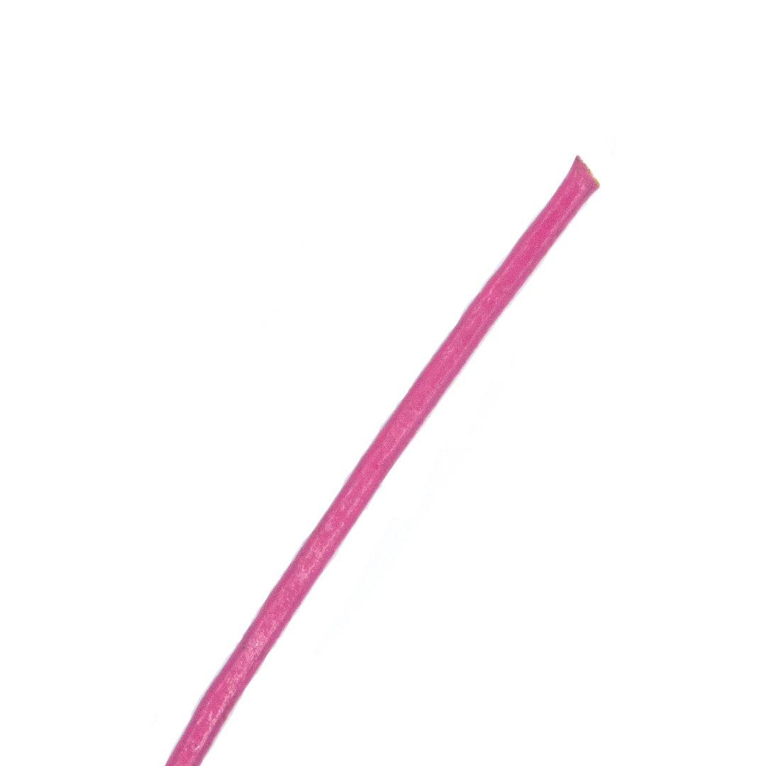 Leather Cord, Available in 9 Colours and 2 Sizes, Sold per Yard