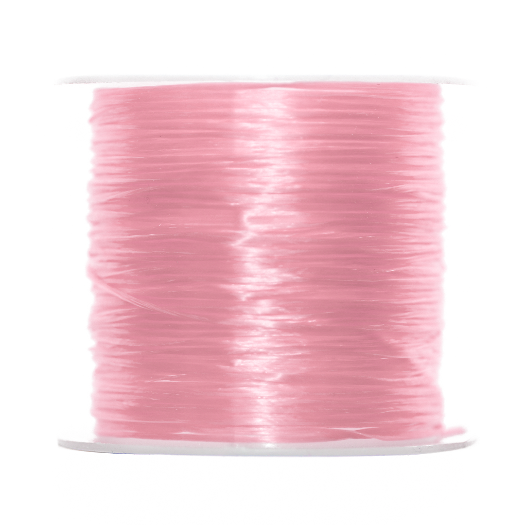 Crystal Tec Elastic Bead Cord, 0.5mm, Approx 10 yards, Available in Multiple Colours