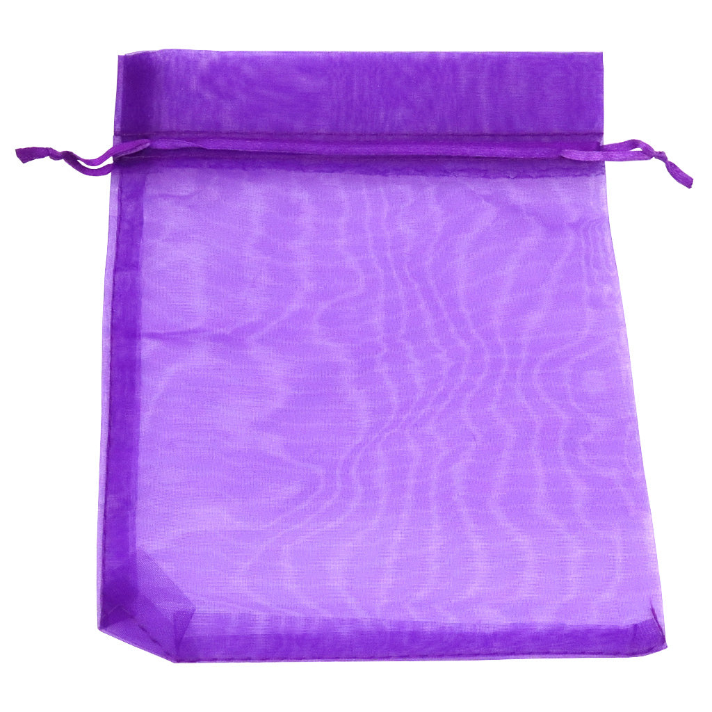 Tools, Large Organza Fabric Bags, 20cm x 15cm, Available in 15 Colors, Bundle of 100