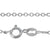 1.7mm Cable Chain, Sterling Silver, 22inch - 1pc