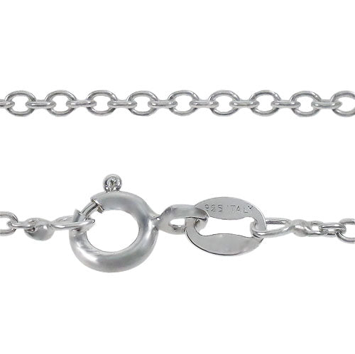 1.7mm Cable Chain, Sterling Silver, 30inch - 1pc