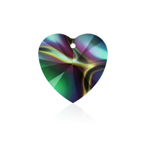 Swarovski Pendants, Heart (6228), 14.4mm x 14mm, 3 pcs per bag, Available in 27 Colours