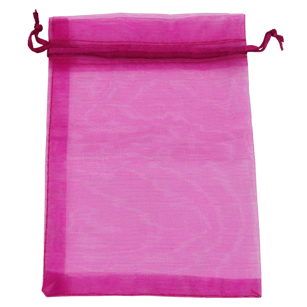Tools, Medium-Large Organza Fabric Bags, 17.5cm x 12.5cm, Available in 15 Colors, Bundle of 100