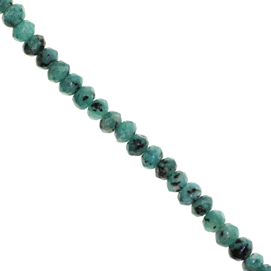 Dyed Agate, Rondelle Faceted, Semi-Precious Stone, 4mm x 3mm, 110 pcs per strand, Available in Multiple Colours