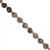 Dice Gemstones with Gold Spacer Bead, 6mm, Available in Various Gemstones