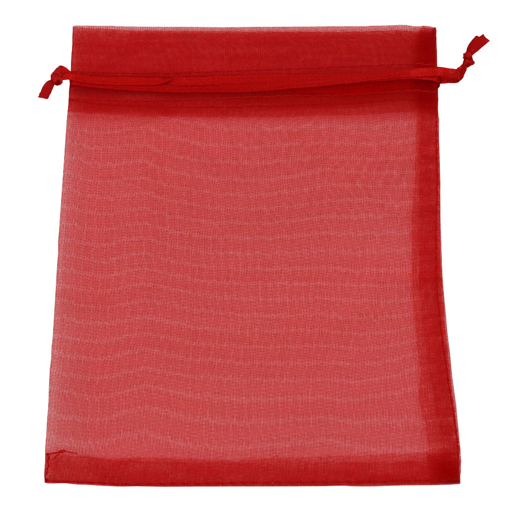 Tools, Small Organza Fabric Bags, 12cm x 9cm, Available in 12 Colors, Bundle of 100