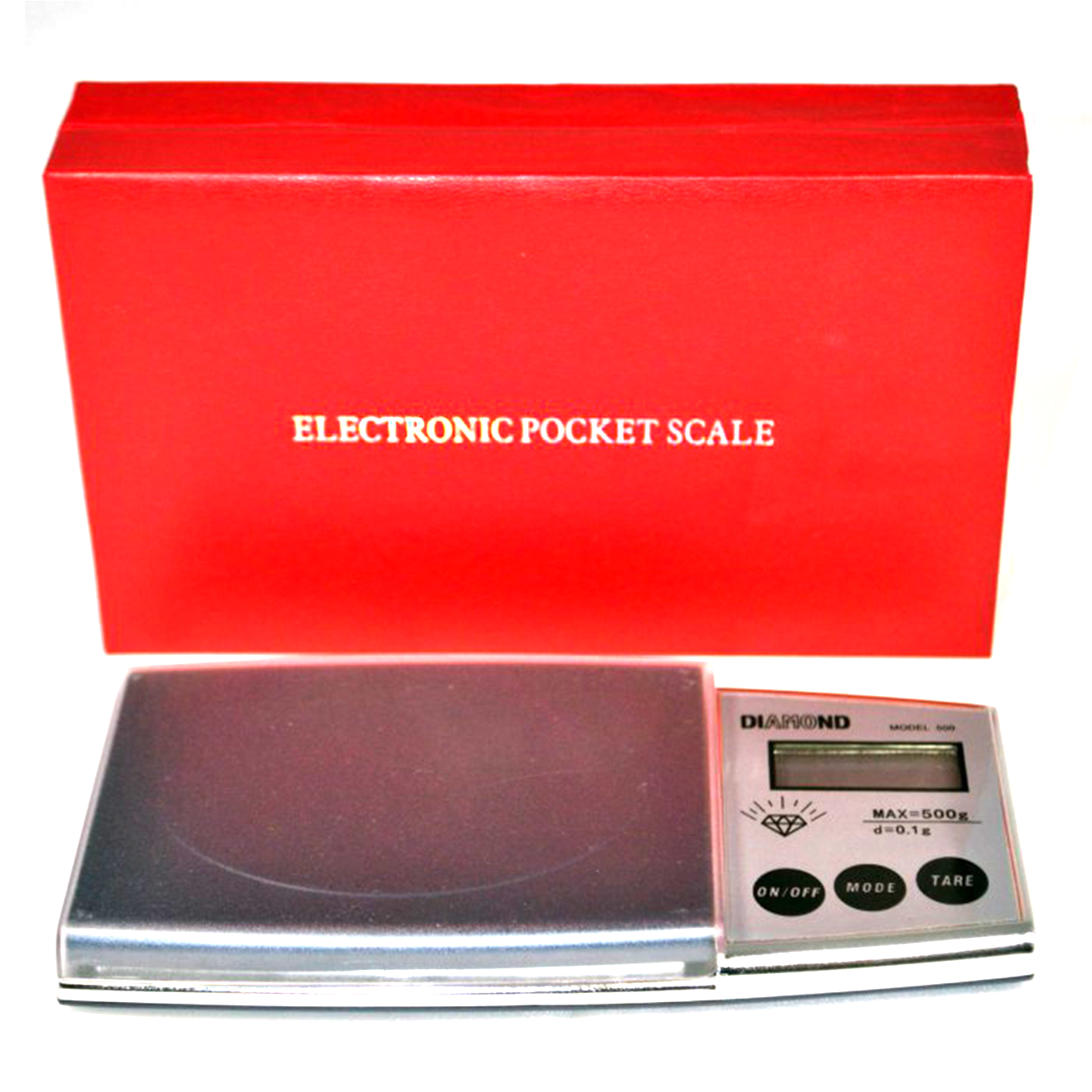 Electronic Pocket Scale, 500g x 0.01g, Silver, 1pc