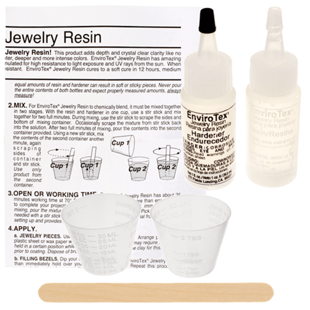 Jewelry Resin, Premium-Dries Crystal Clear, 2oz, 1pc