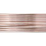 Artistic Wire - 10 yards - Silver Plated, Rose Gold, 22 gauge - Butterfly Beads