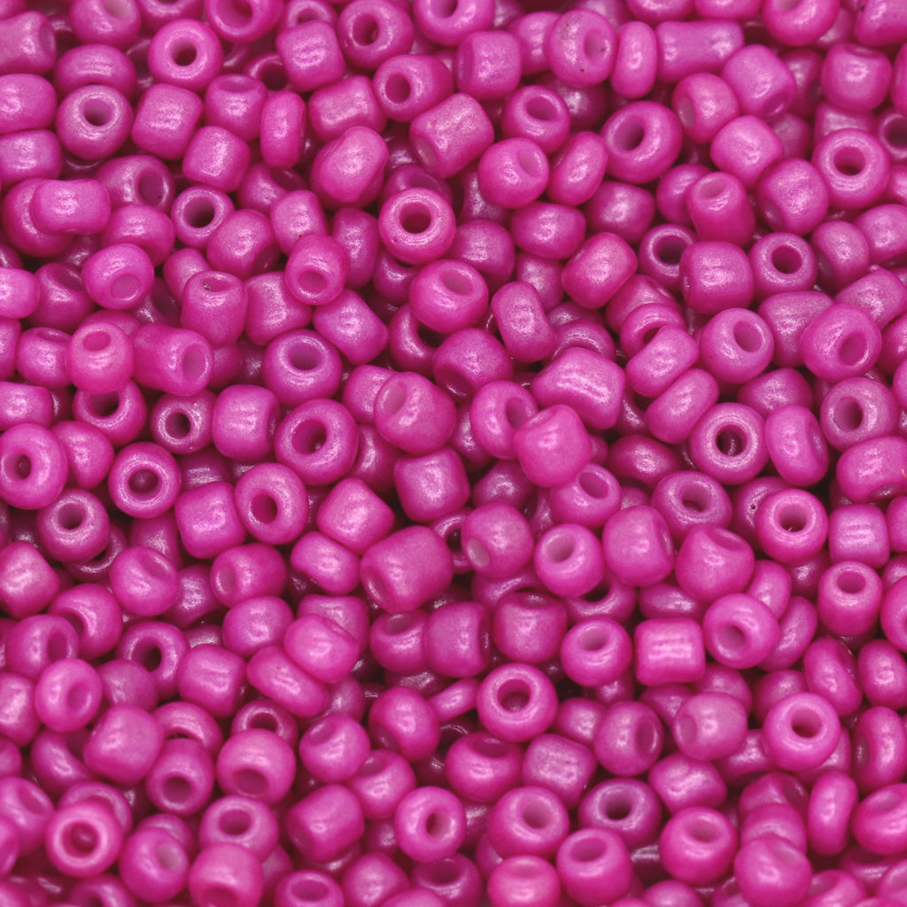Seed Bead Bulk Bags - 8/0 - Rose Pink - 449g/13,000pcs
