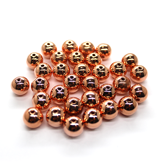 High Quality Beads, Rose Gold, Available in Multiple Sizes