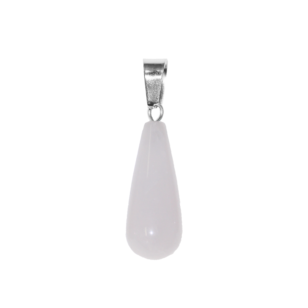 Gemstone Pendant, Drop, 25mm x 10mm, Available in Gemstones, Sold Per pkg of 1