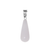 Gemstone Pendant, Drop, 25mm x 10mm, Available in Gemstones, Sold Per pkg of 1