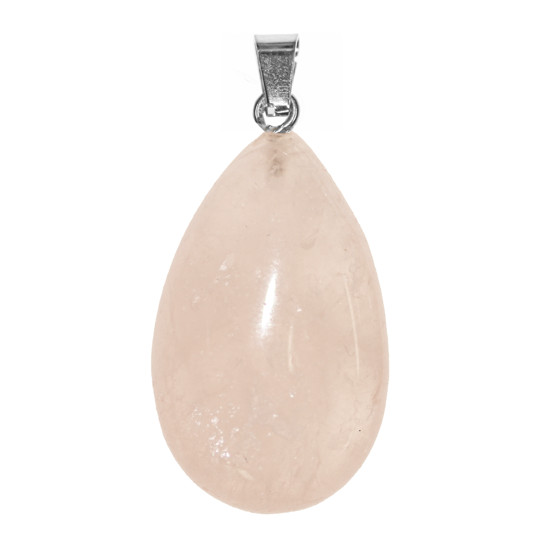 Teardrop Stone Pendant, Approx 38mm x 24mm, Available in Multiple Semi-Precious Stones - 1 pc