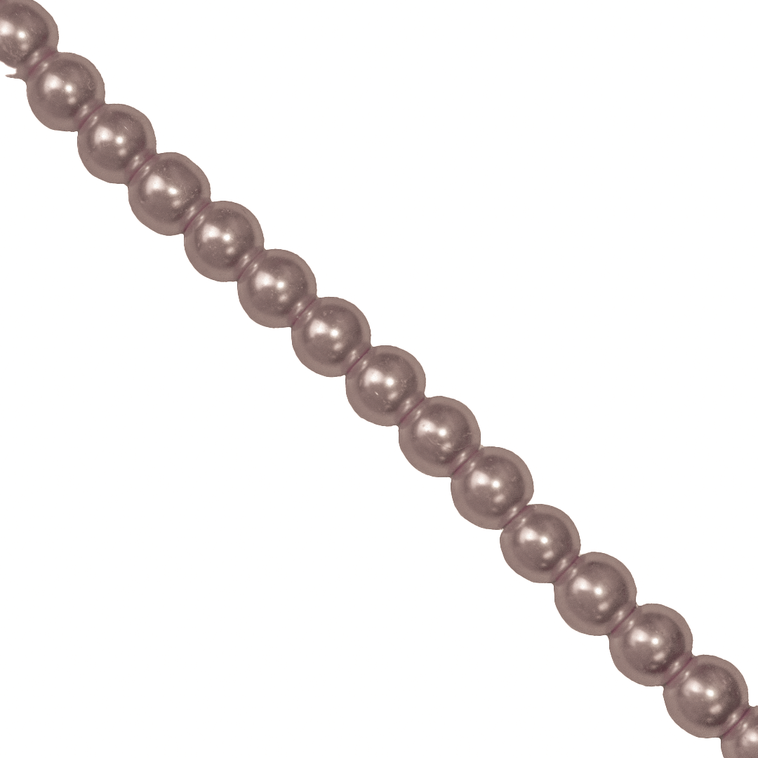 Glass Pearls, 3mm, Approx 205 pcs per strand, Available in Multiple Colours
