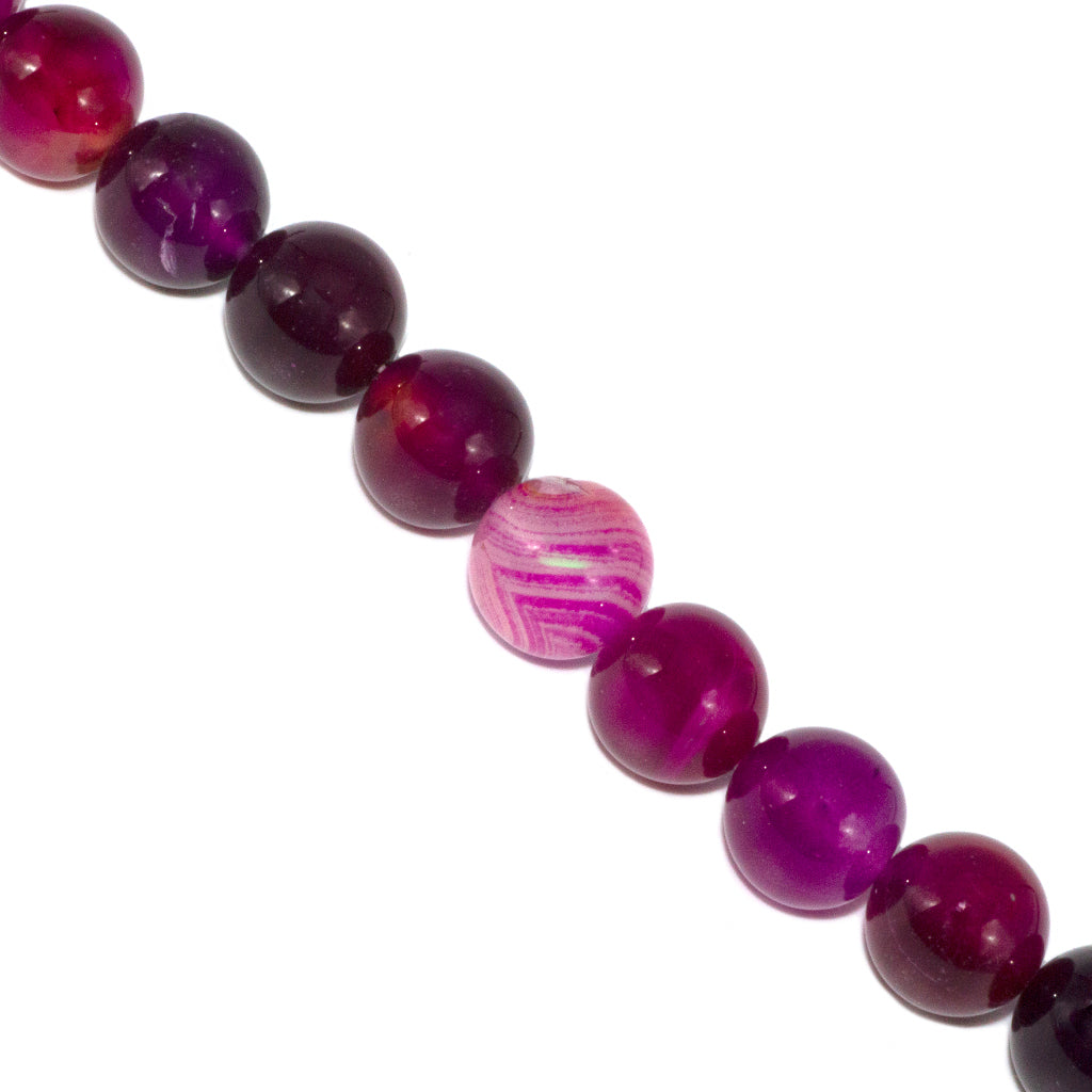 Banded Agate (A), Semi-Precious Stone, Available in Multiple Colours and Sizes
