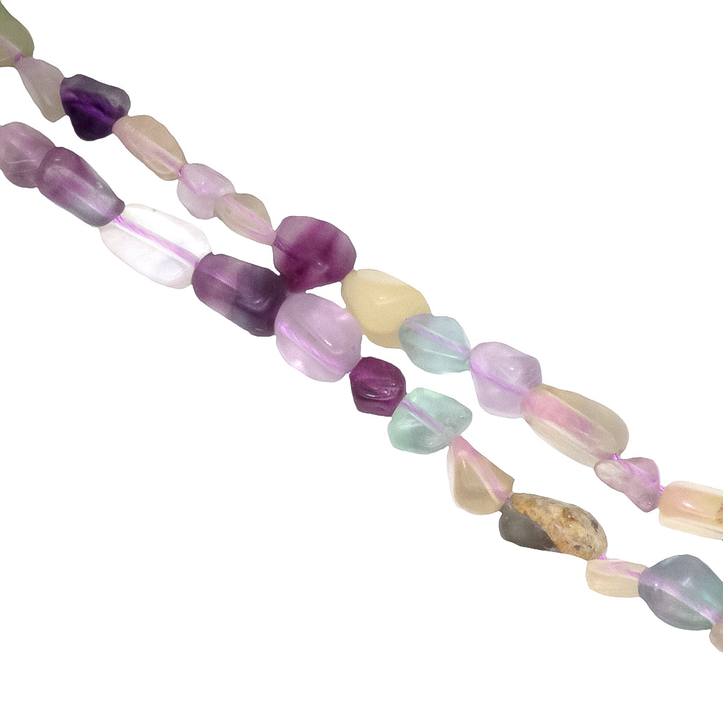 Chipped Purple Fluorite, Semi-Precious Stone, Approx. 55 pcs per strand