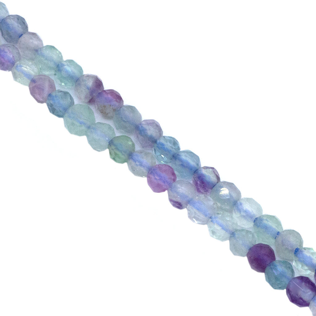 Faceted Fluorite, Semi-Precious Stone, Available in Multiple Sizes