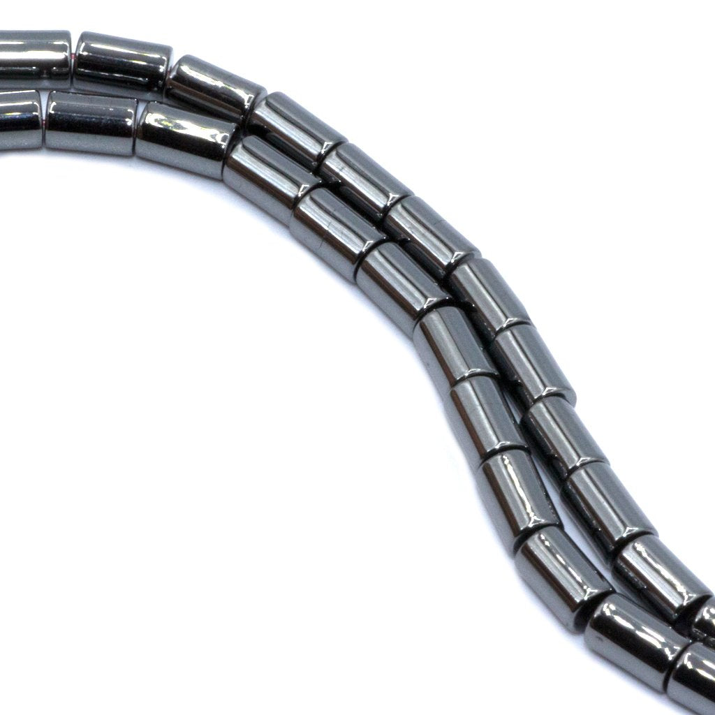 Hematite, Cylinder, Semi-Precious Stone, Available in Multiple Sizes
