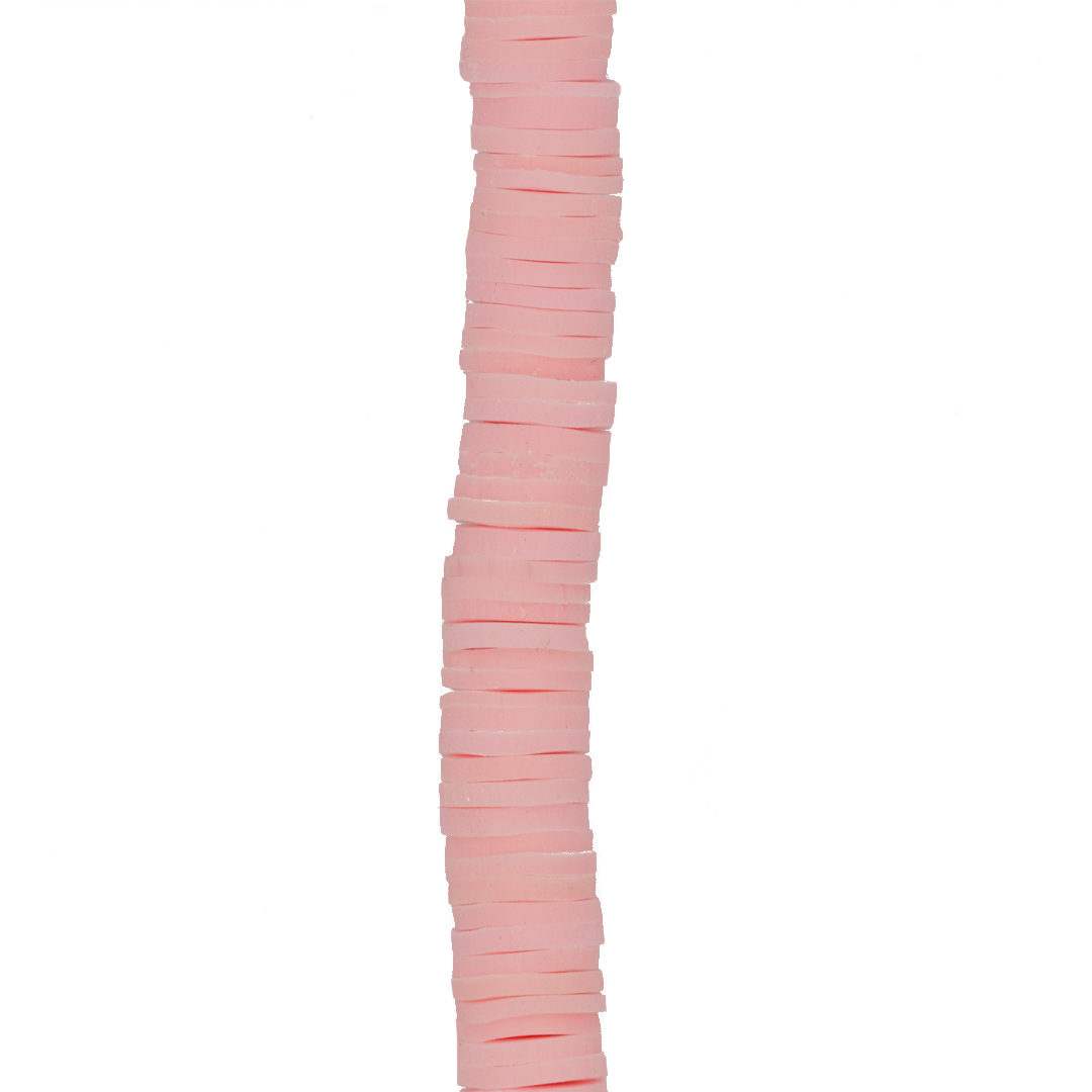 Heishi Beads, Flat Disk Polymer Clay Beads, 8mm, Available in Multiple Colours