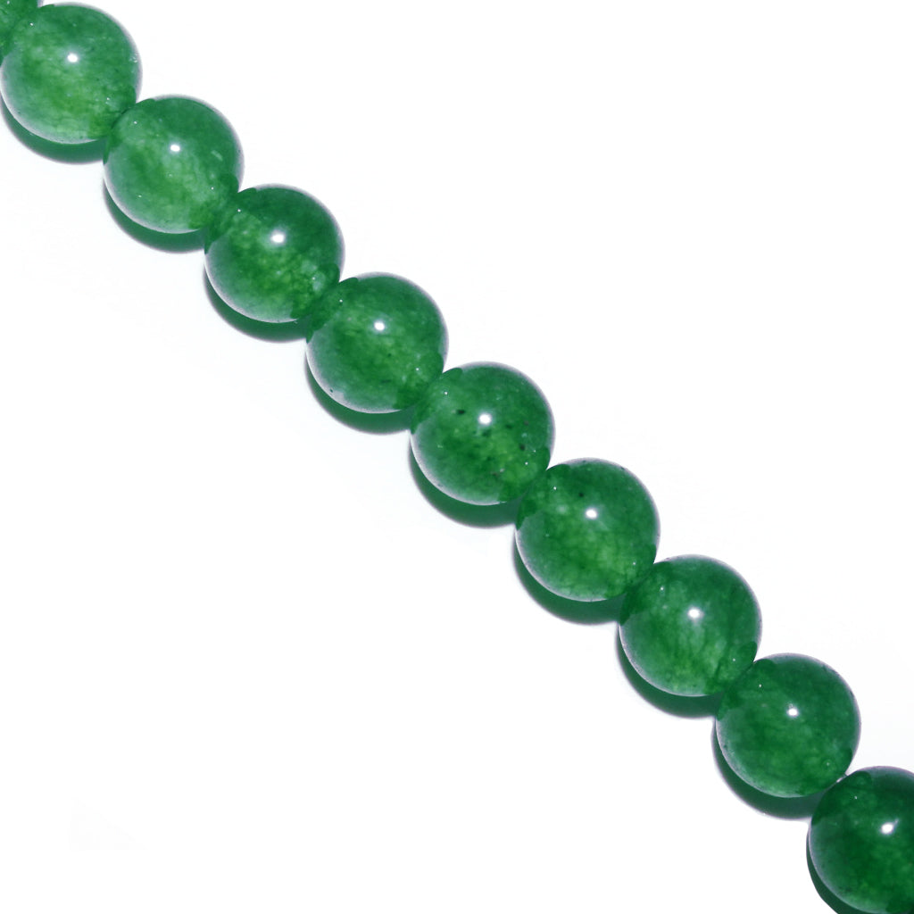 Green Jade, Dyed, Semi-Precious Stone, Available in Multiple Sizes