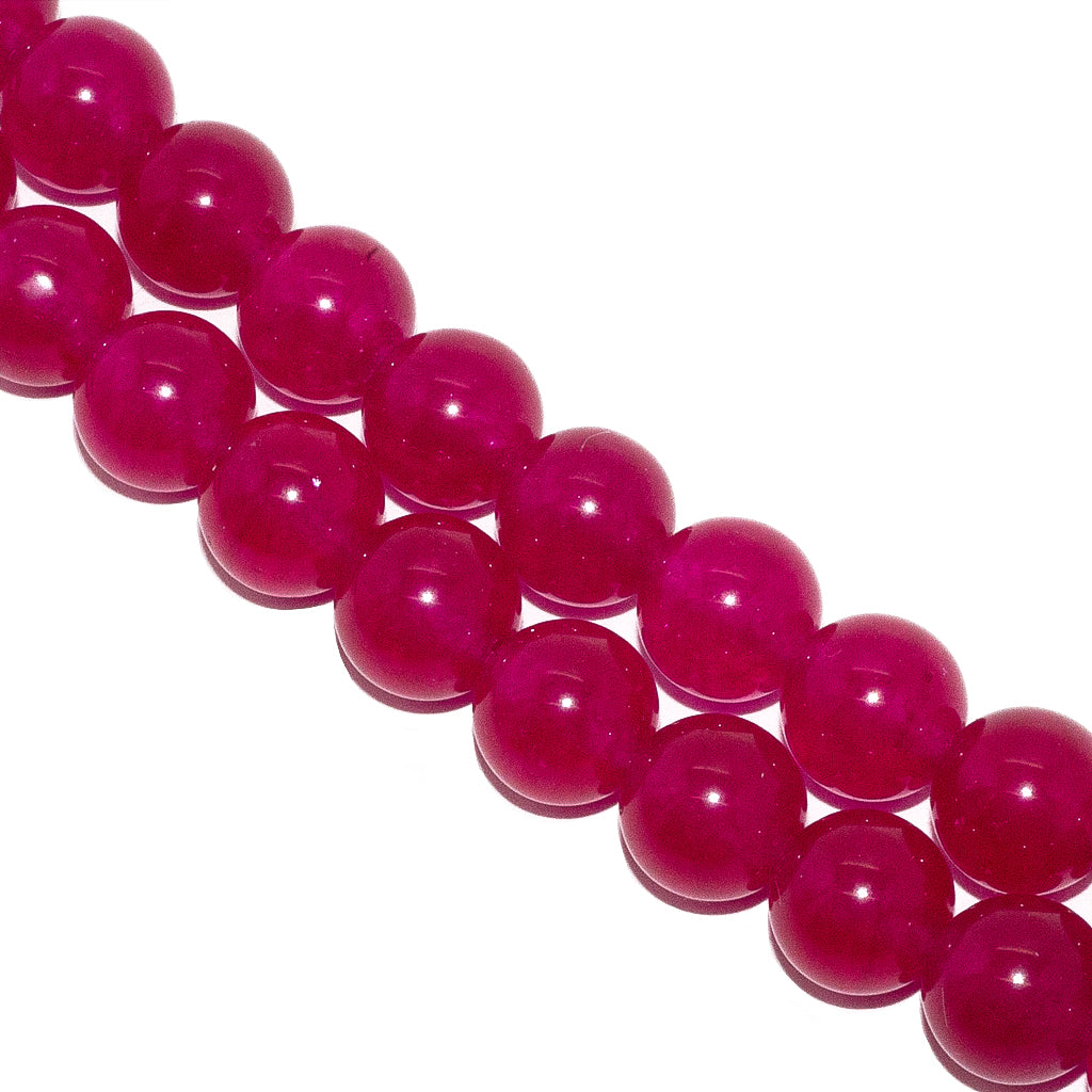 Boysenberry Jade, Dyed, Semi-Precious Stone, Available in Multiple Sizes