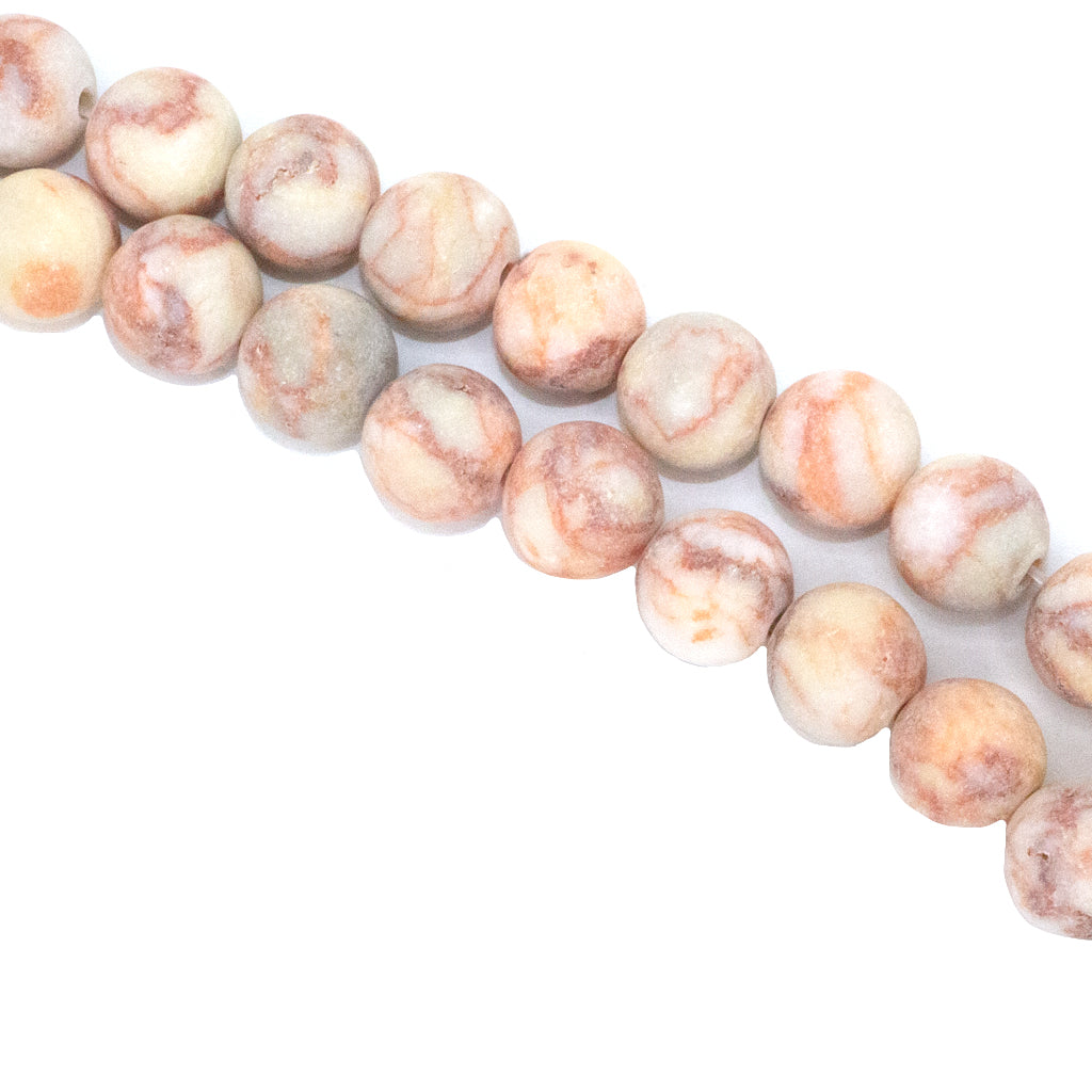 Matte Red Web Jasper, Semi-Precious Stone, Available in 5 Sizes