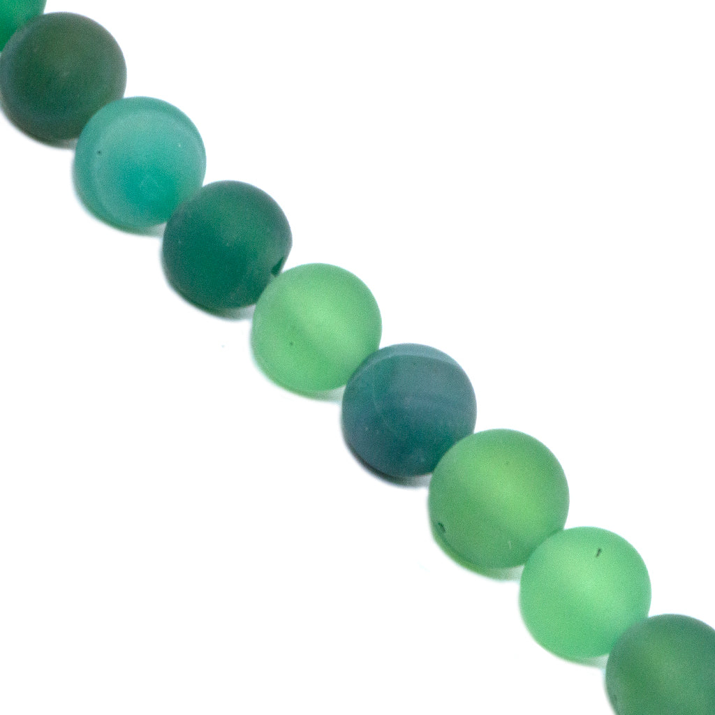 Matte Banded Agate, Semi-Precious Stone, Available in 5 Sizes and 9  Colours