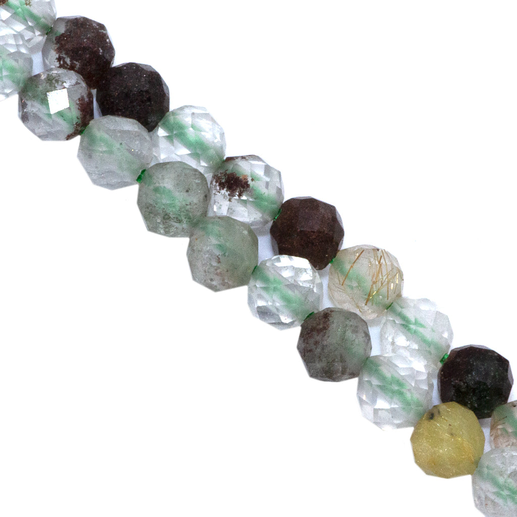 Phantom Quartz, Semi-Precious Stone, 4mm, 106 pcs per strand