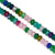 Dyed Agate, Rondelle Faceted, Semi-Precious Stone, 4mm x 3mm, 110 pcs per strand, Available in Multiple Colours