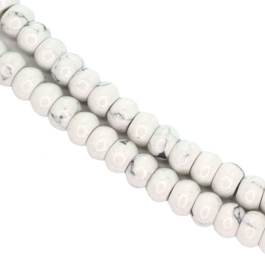 Rondelle Semi-Precious Stone, 6mm x 4mm, 85 pcs per strand - Available in 20 Stones