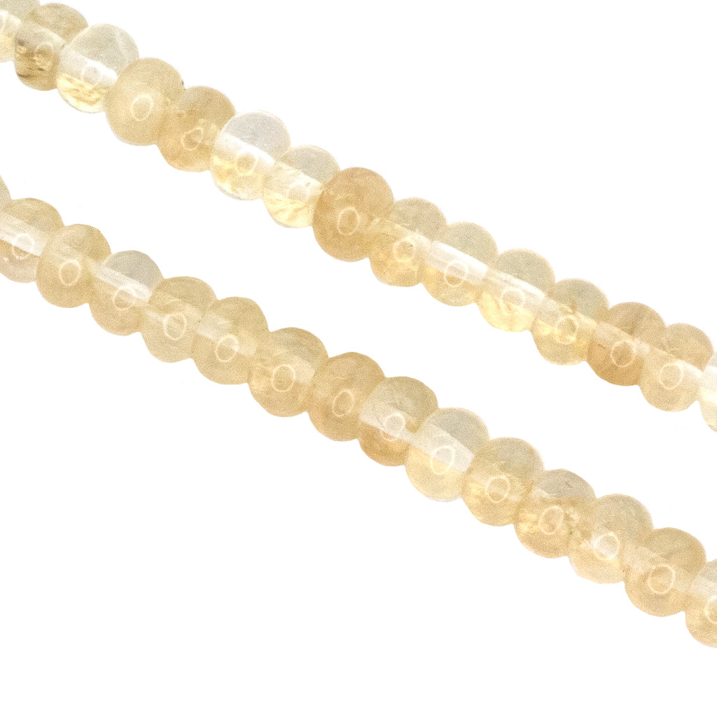 Rondelle Semi-Precious Stone, 6mm x 4mm, 85 pcs per strand - Available in 20 Stones