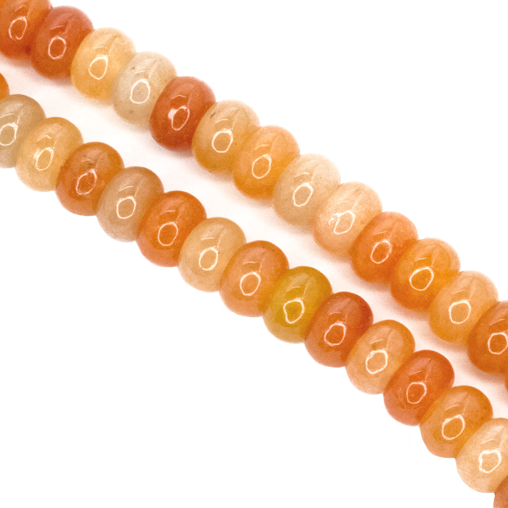 Rondelle Semi-Precious Stone, 6mm x 4mm, 85 pcs per strand - Available in 20 Stones