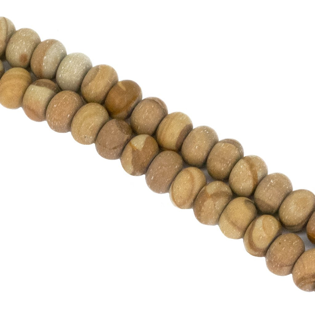 Rondelle Semi-Precious Stone, 8mm x 5mm, 70 pcs per strand - Available in 20 Stones