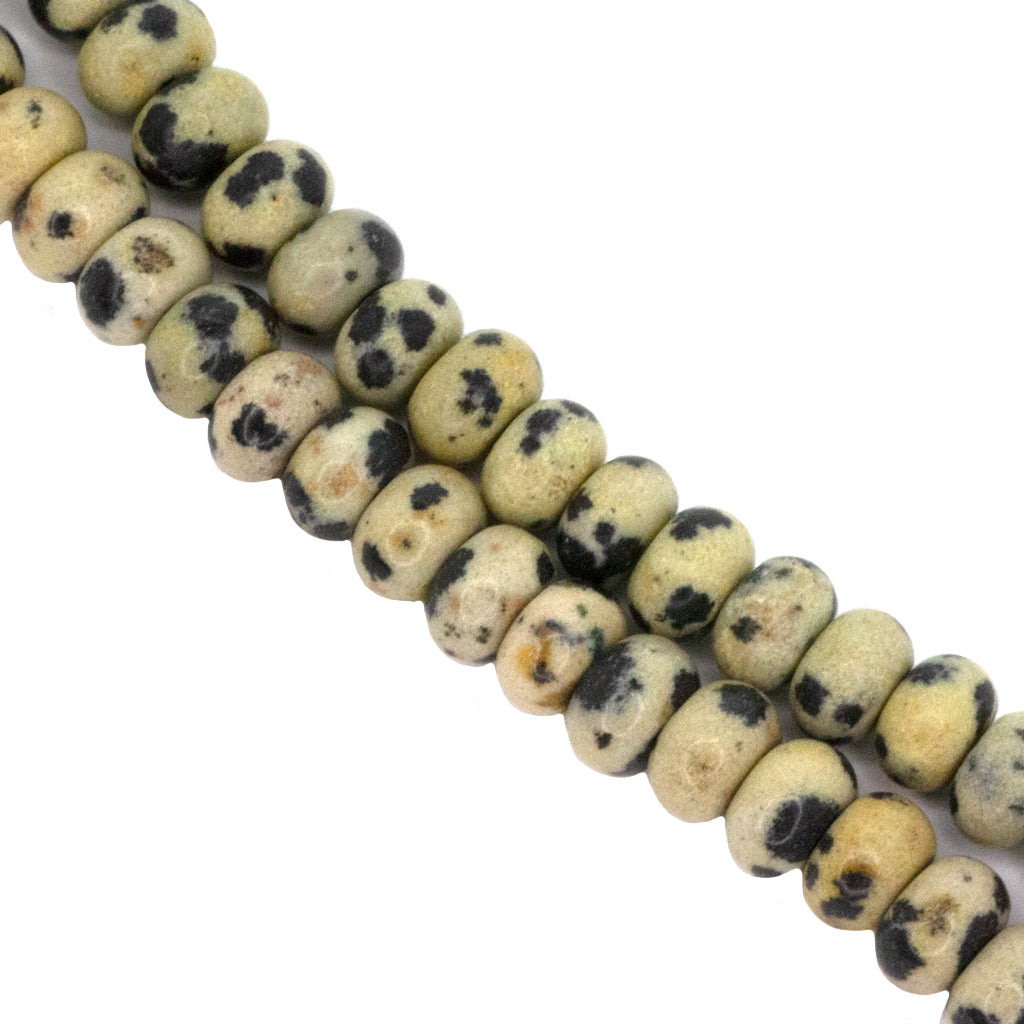Rondelle Semi-Precious Stone, 6mm x 4mm, 85 pcs per strand - Available in 20 Stones